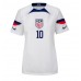 Camisa de Futebol Estados Unidos Christian Pulisic #10 Equipamento Principal Mulheres Mundo 2022 Manga Curta